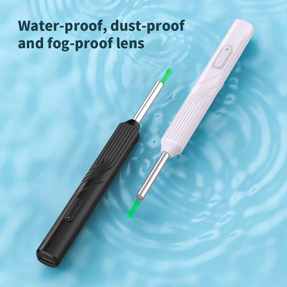 Wireless Ear Cleaner with Camera HD Earwax Remover 6 LED Lights Waterproof Otoscope Ear Wax Removal Kit for Iphone Android